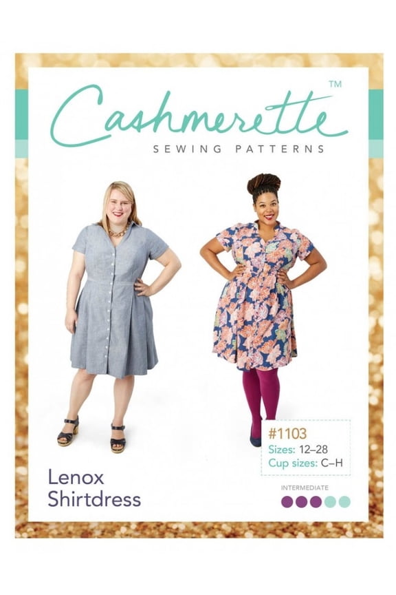 Sewing Pattern Lenox Shirtdress Women 12-28 (UK 16-32) Dresses