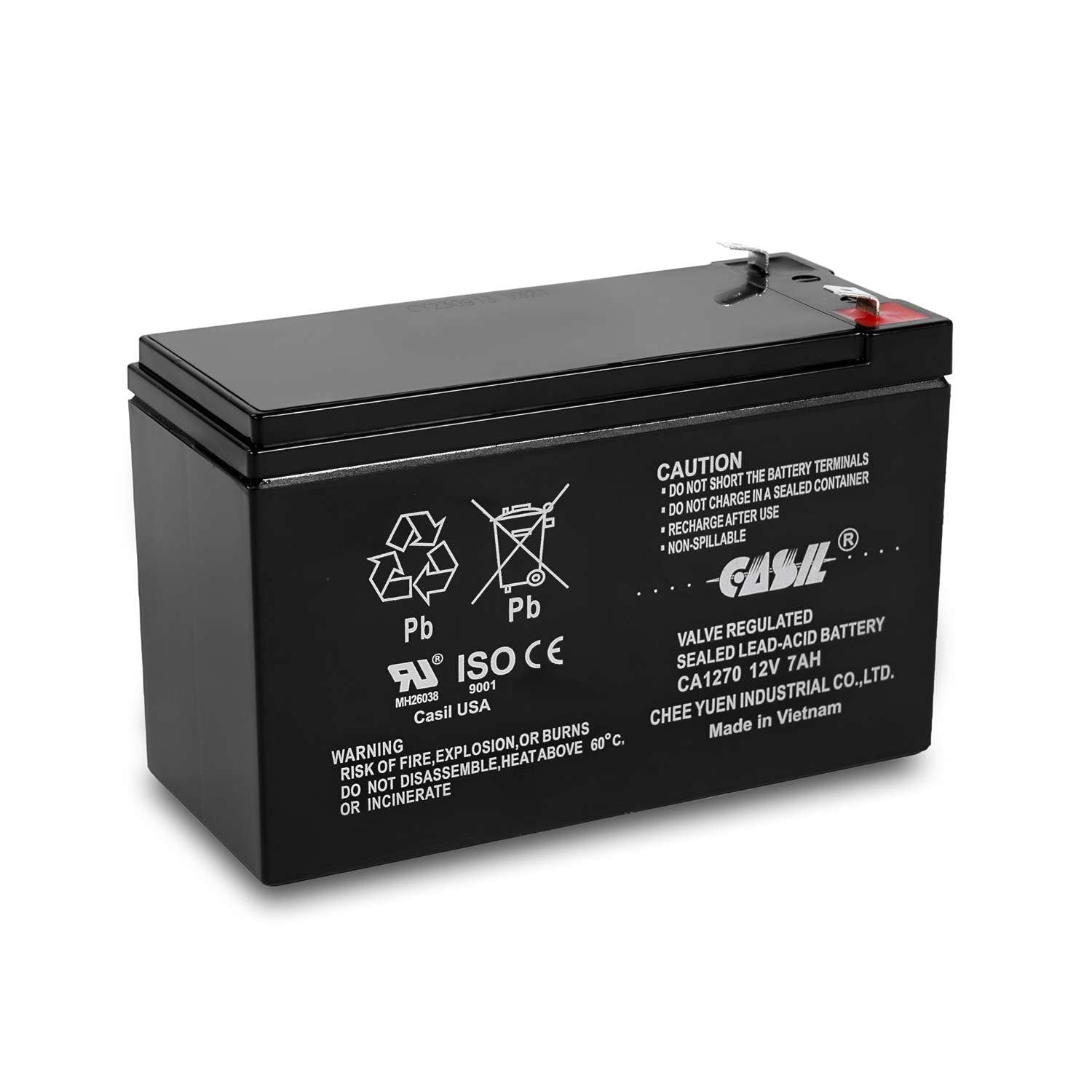NP7-12 Yuasa | Yuasa 12V Faston 4.8mm Sealed Lead Acid Battery, 7Ah | 597-835 | RS - View #6