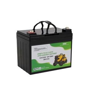Casil Deep Cycle U1 200 CCA SLA Lawn Mower Battery - 12V Battery Lawn Mower Lawn Tractor Battery for Craftsman Cub Cadet Toro John Deere Mowers - BCI Group U1 TCA25015 163465