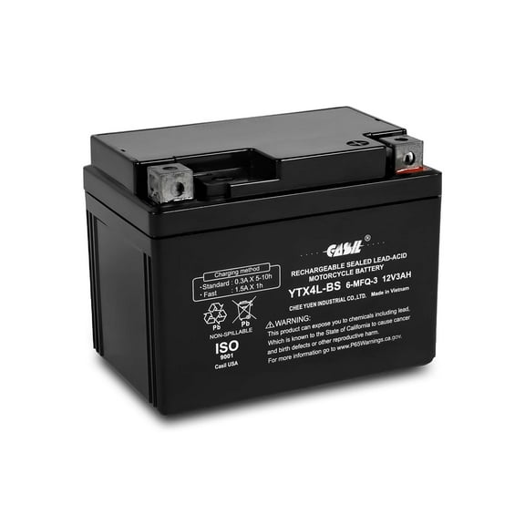 Casil YTX4L-BS SLA Battery for ATV Quad Dirt/Pit Bike 50/70/110/125 CC