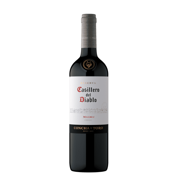Casillero del Diablo Malbec Red Wine Chile, 750 ml Bottle, 14% ABV