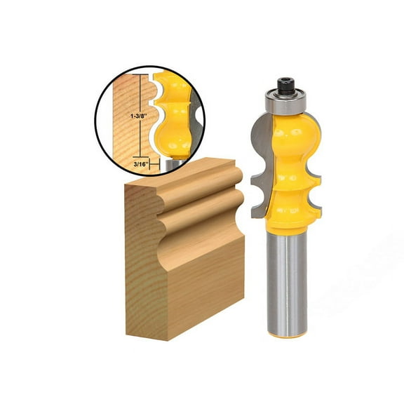 Casing & Base Molding Router Bit - 1/2" Shank - Yonico 16134