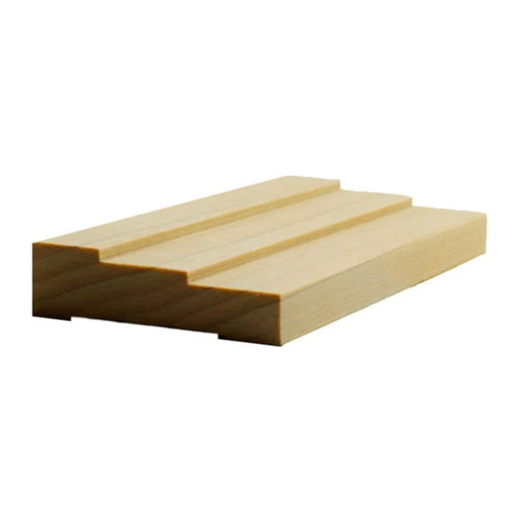 Casing EWCA34 Contemporary Style, 3/4" x 2-1/2", Poplar, 95"