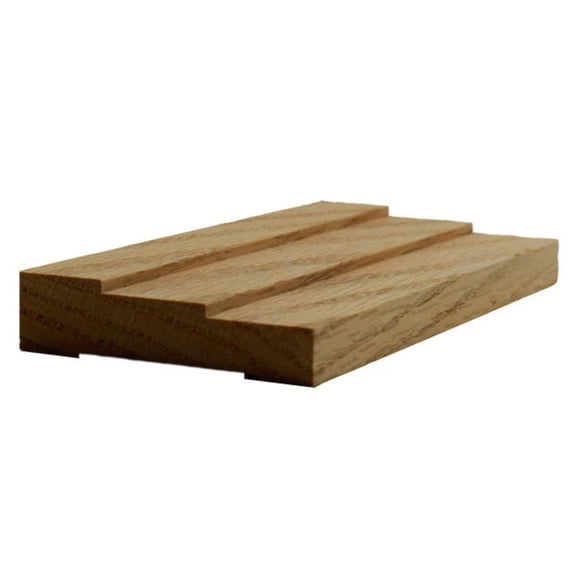 Casing EWCA34 Contemporary Style, 3/4" x 2-1/2", Red Oak, 95"
