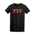 thumbnail image 1 of Casino 777 Jackpot Neon Sign Tee Men's -Image by Shutterstock, 1 of 2
