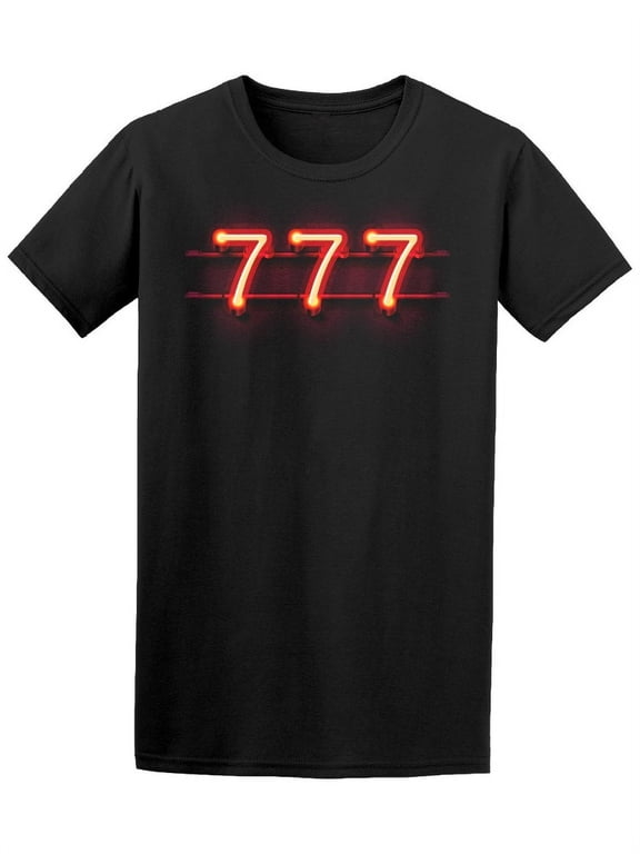 Casino 777 Jackpot Sharp Style T-Shirt Men -Image by Shutterstock, Male x-Large