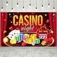 thumbnail image 1 of Casino Party Backdrop - 71" x 43" Casino Theme Background/Casino Theme Party Backdrop for Casino Party Decorations & Las Vegas Party Decorations, 1 of 7