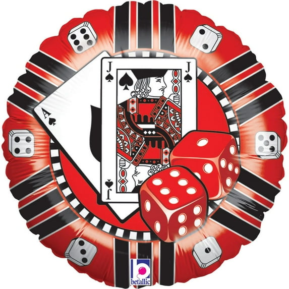 Casino Chip 18" Balloon (Each)