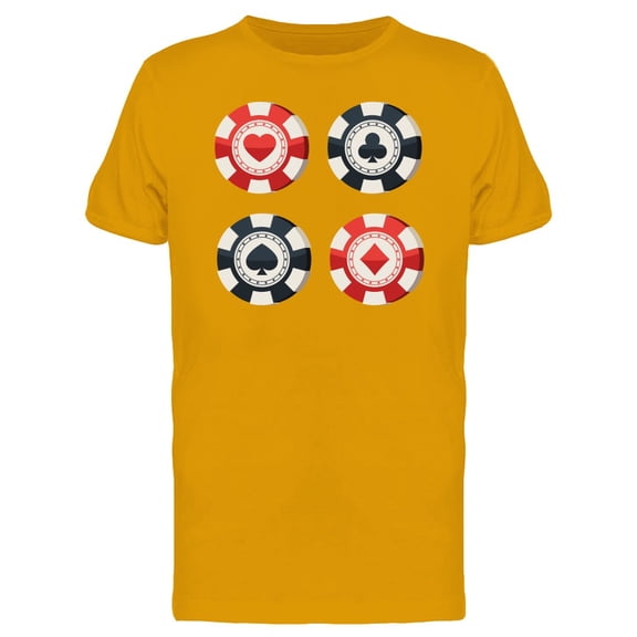 Casino Chips Tee Men's -Image by Shutterstock