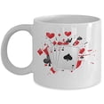 thumbnail image 1 of Casino 11 oz Coffee Mug - Gambler Gifts White Ceramic, 1 of 4