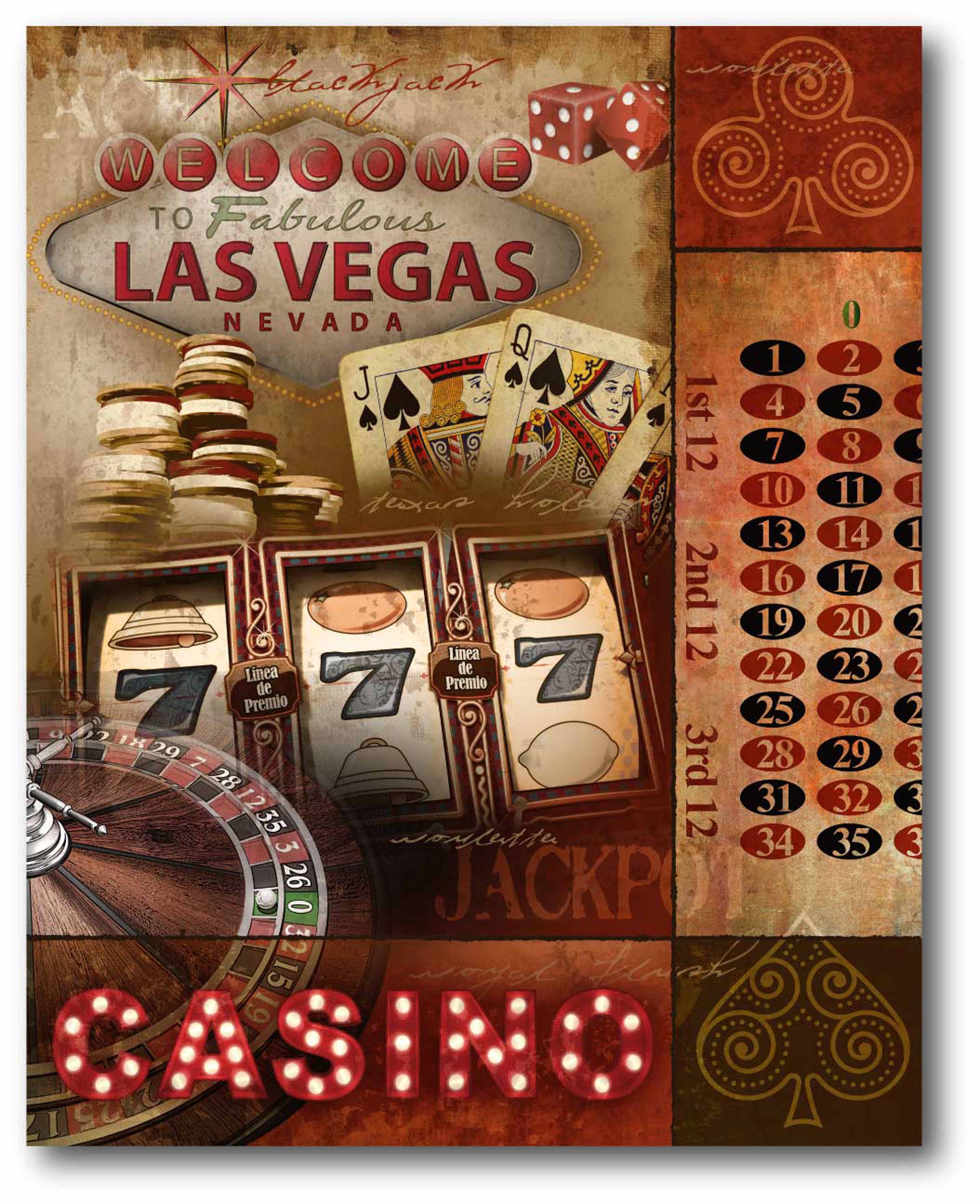 Casino I Gallery-Wrapped Canvas Wall Art, 16x20