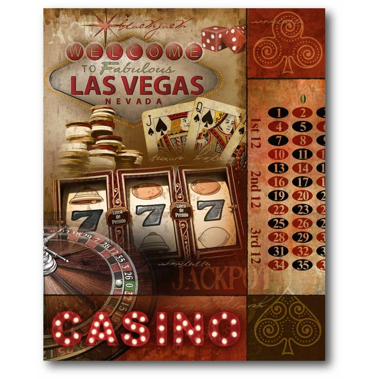 Casino I Gallery-Wrapped Canvas Wall Art, 16x20 - Walmart.com