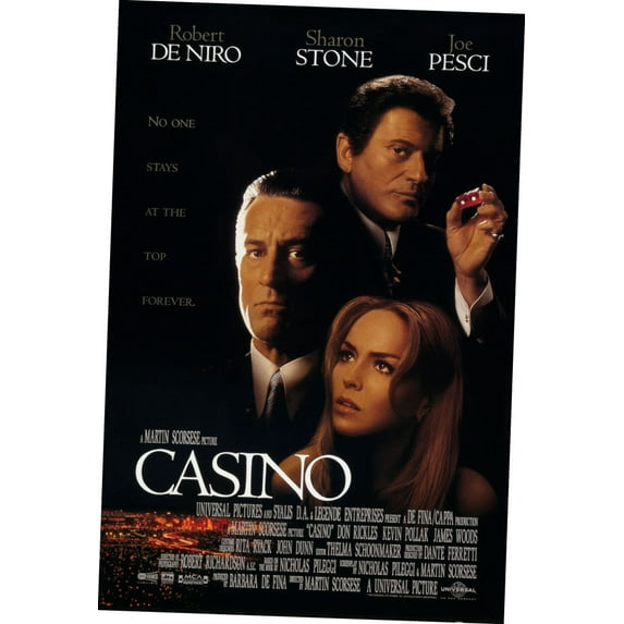 Casino Movie Poster 24In x36In Entertainment Decor Art Poster 24x36 Unframed, Age: Adults, Rectangle Best Posters