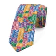 thumbnail image 1 of Casino Necktie, Casino Chips Luck, Dress Tie, 3.7", Multicolor, by Ambesonne, 1 of 3