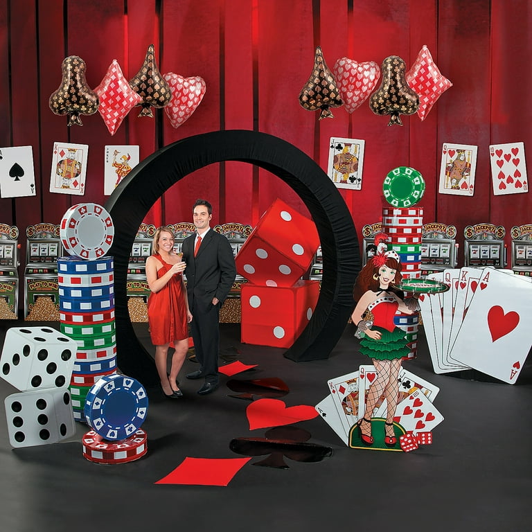 Casino Night Grand Decorating Kit, Party Decor, Prom, Event, 37