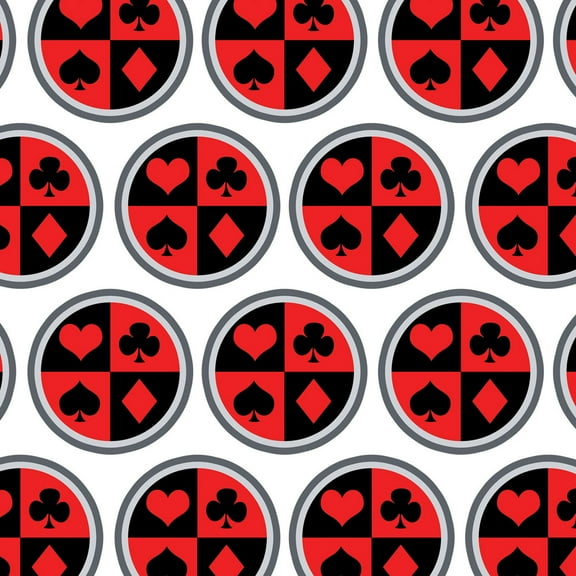 Casino Party Card Poker Game Night Premium Gift Wrap Wrapping Paper Roll