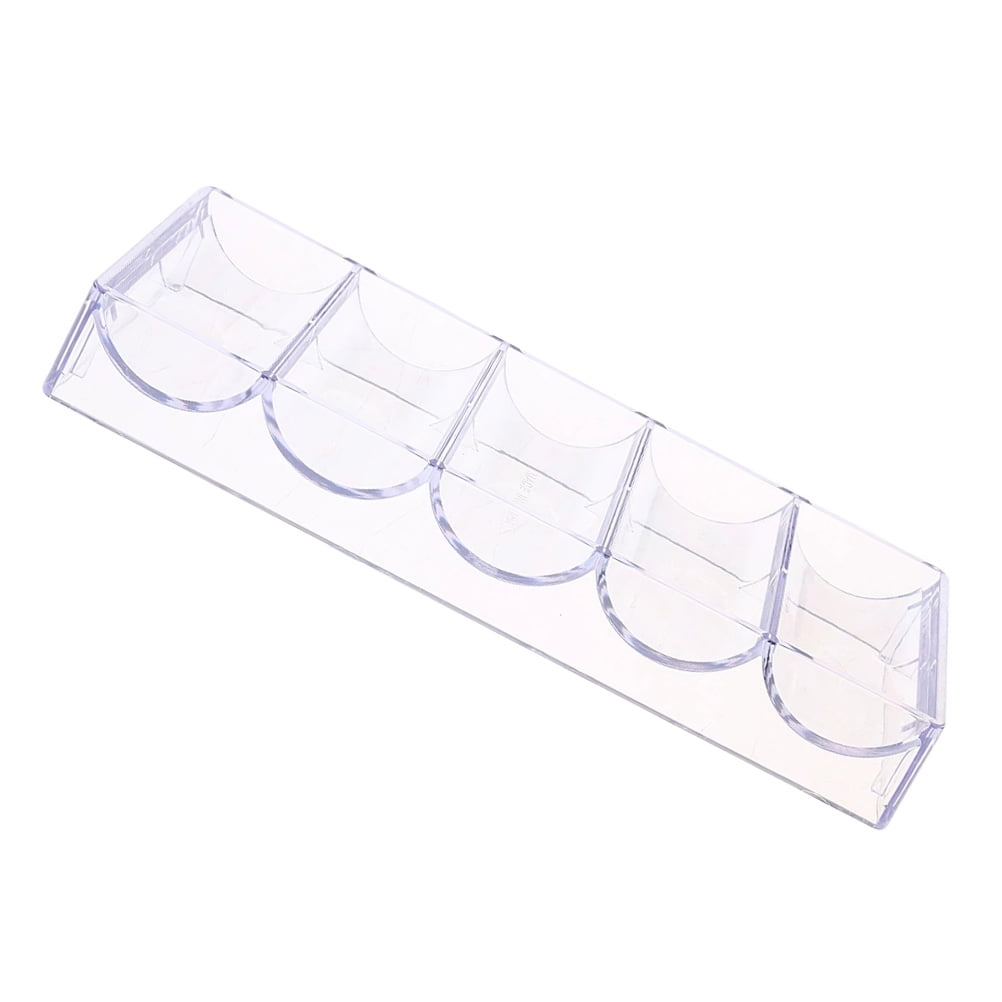 Casino Poker Chip Holder Clear Poker Chips Rack Organizer Poker Chips