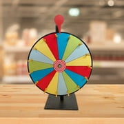 Casino Prize Wheels 15 Slots Erasable Whiteboard Surface Roulette Wheels Tabletop Fortune Wheel for Promotional Activities Parties Tradeshow 40cm