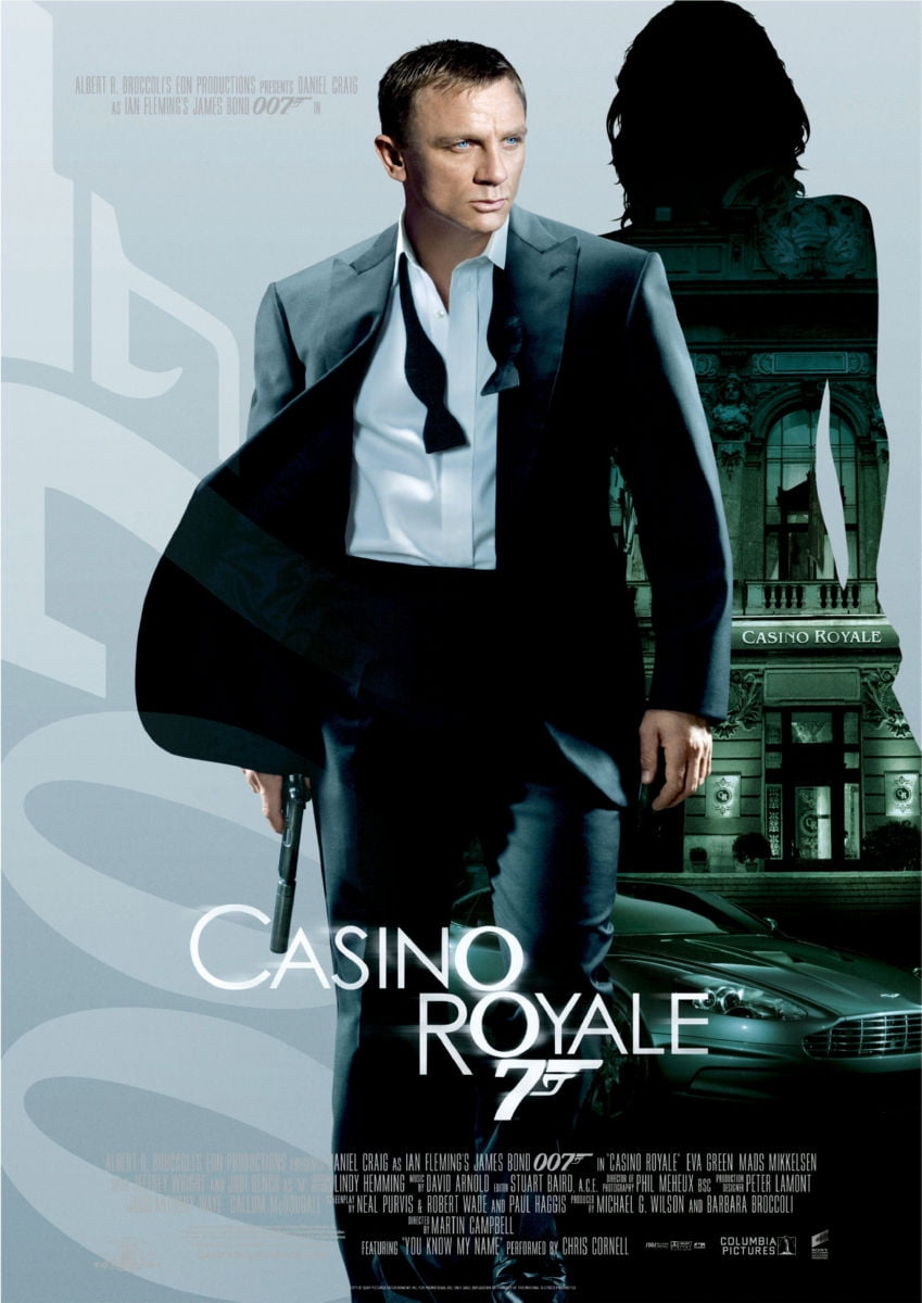 Casino Royale Movie Poster 24Inx36In Wall Art Art Poster 24x36 Multi-Color Square Adults Poster Time