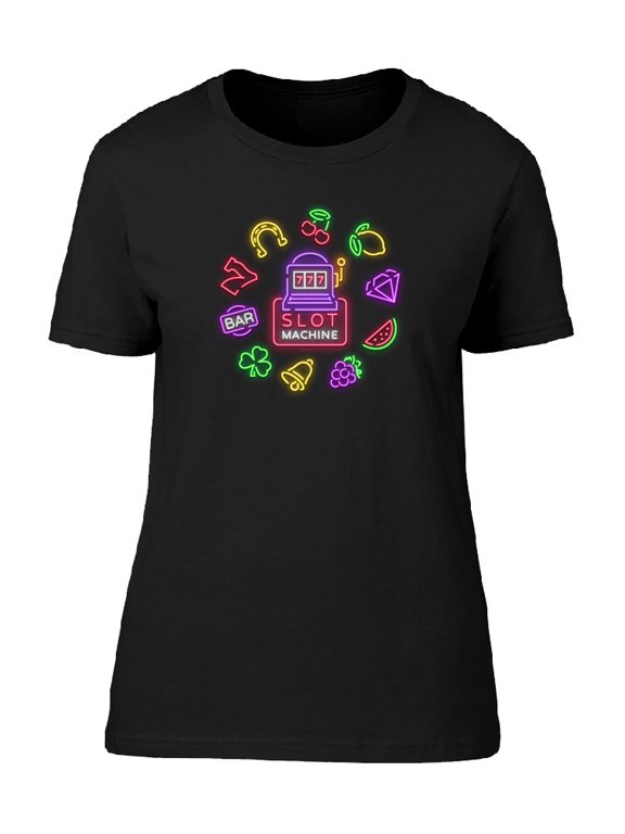 Casino Slot Machine In Sharp Effect T-Shirt Men -Image by Shutterstock, Male x-Large