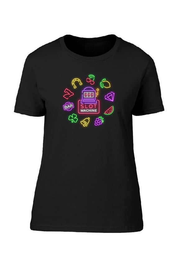 Casino Slot Machine In Sharp Effect T-Shirt Men -Image by Shutterstock, Male x-Large