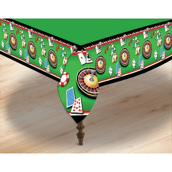 Casino Table Cover Party Tablewear One Size Male Adult White Fancy Dress Book Week Halloween