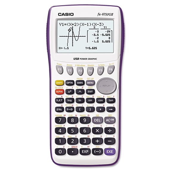 Casio 9750GII Graphing Calculator, 21-Digit LCD