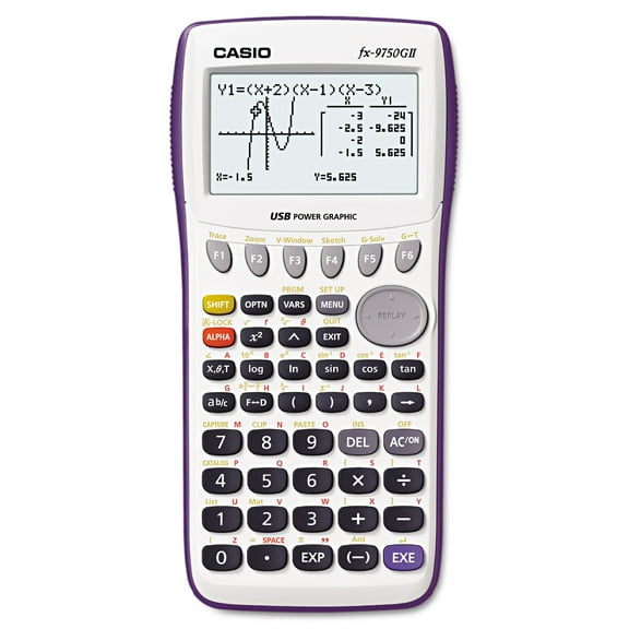 Casio 9750GII Graphing Calculator, 21-Digit LCD
