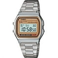 thumbnail image 1 of Casio A158WEA-9 Men's Metal Band Chronograph Alarm Digital Watch, 1 of 2