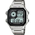 thumbnail image 1 of Casio AE1200WHD-1A Men's Stainless Steel World Time 5 Alarms Chronograph Watch, 1 of 2