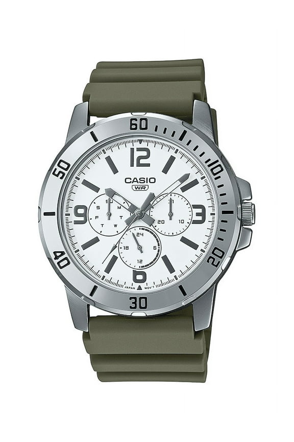 Adult Men's Sports Analog Watch Model MTP-VD300-3B