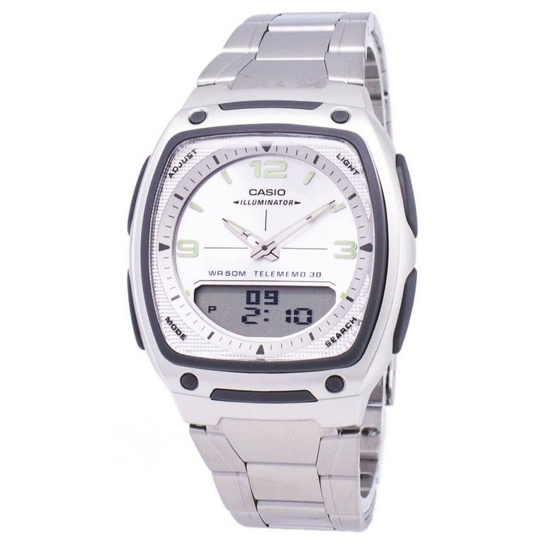 Casio Analog Digital Telememo Illuminator AW 81D 7AVDF AW81D 7AVDF