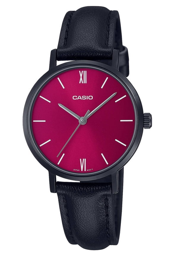 Analog Pink Dial Quartz LTP-VT02BL-4A LTPVT02BL-4 Women's Watch