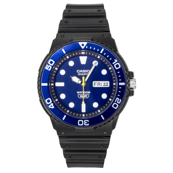 Casio Analog Resin Strap Blue Dial Quartz MRW-230H-2EV 100M Men's Watch