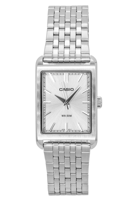 Analog Stainless Steel Silver Dial Quartz MTP-B215D-7AV Men's Watch