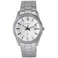 thumbnail image 1 of Casio Men’s Silver Stainless Steel Watch with Textured Silver Dial -, 1 of 4