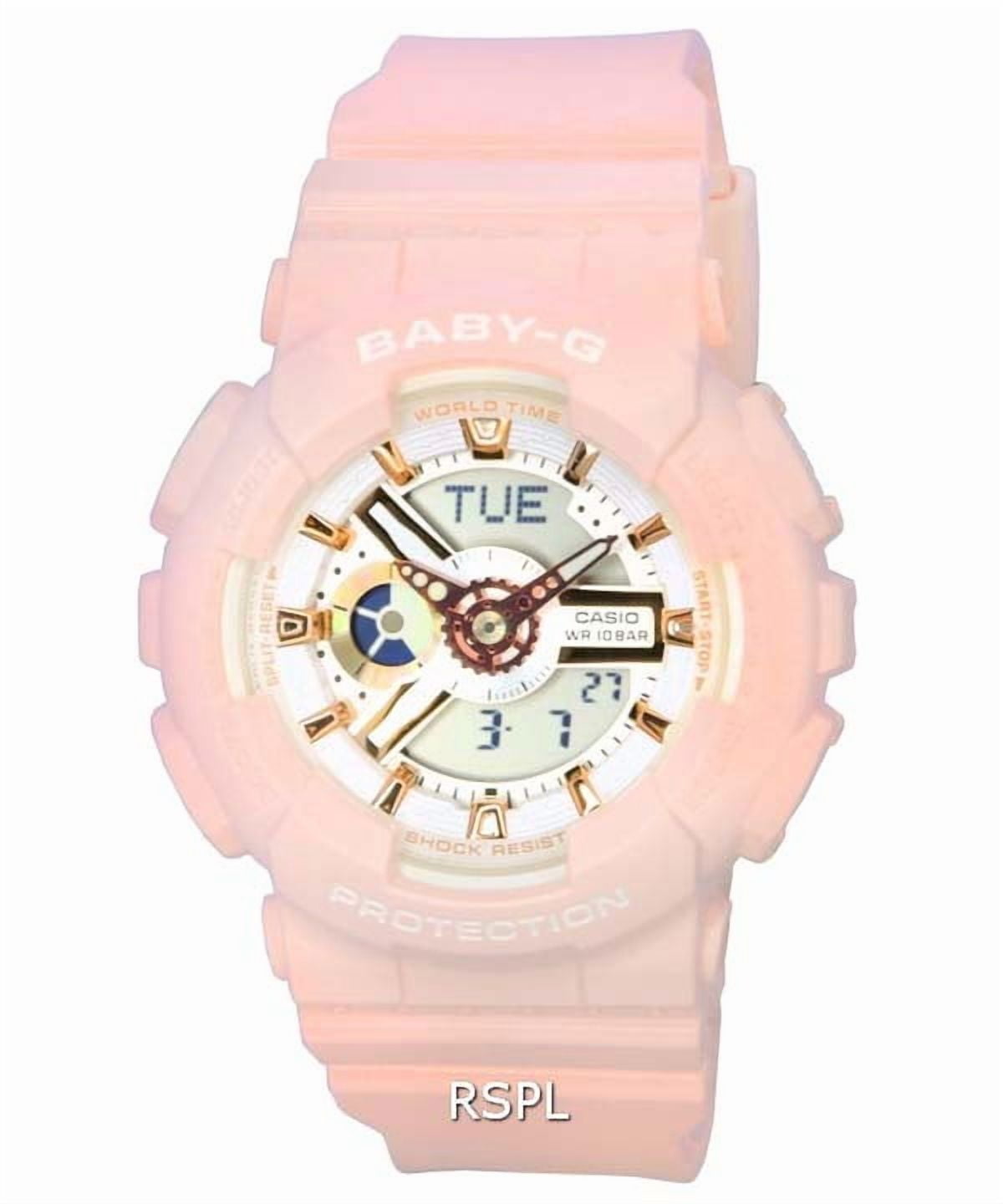 Casio Baby-G Analog Digital White Dial Quartz BA-110XRG-4A