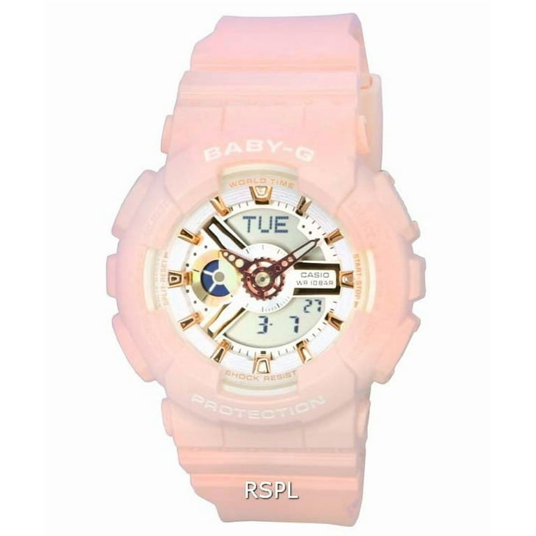 Casio Baby G G Shock Wr 10 Bar Casio Baby-G Analog Digital White