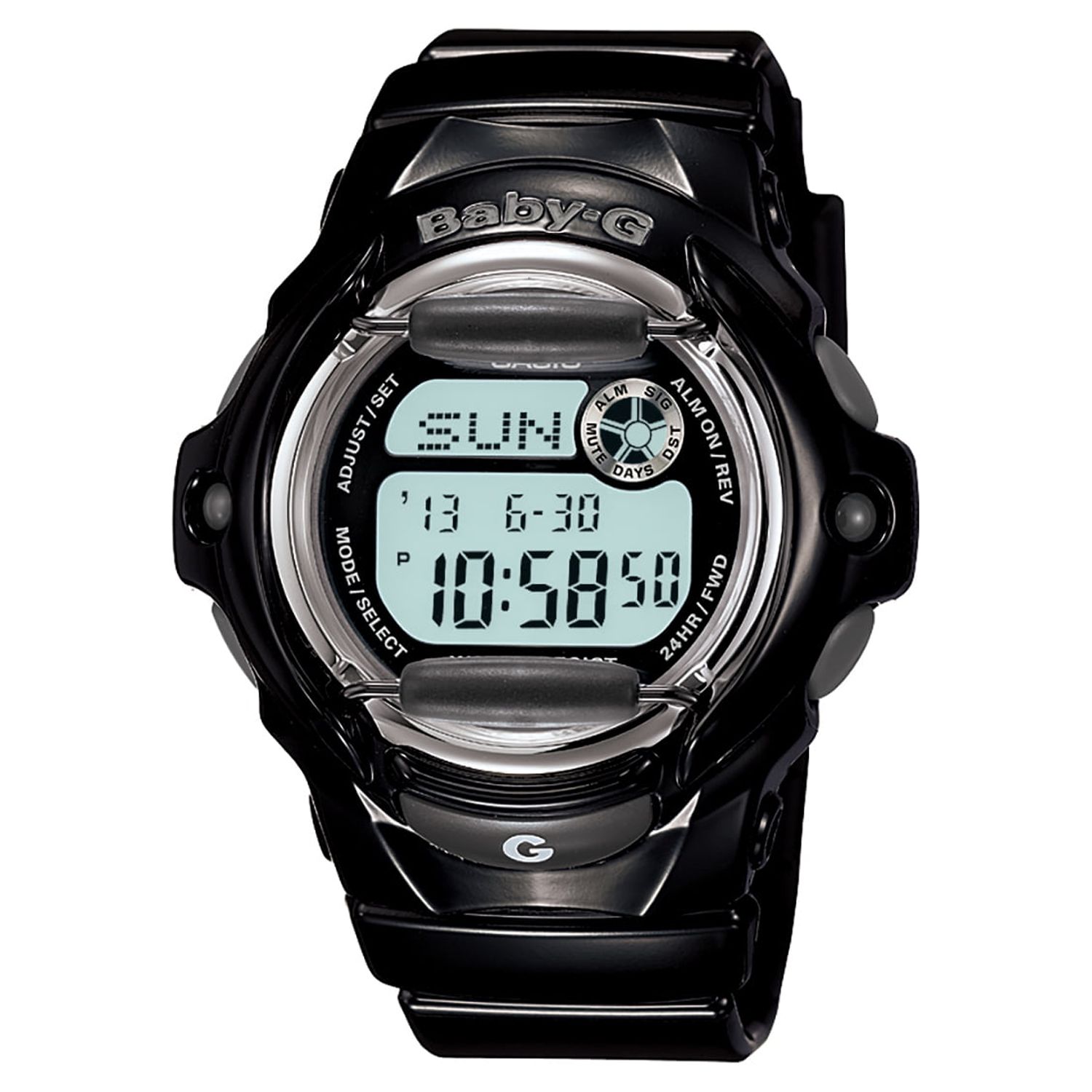 Casio Baby-G Black Digital Watch BG169R-1M - image 1 of 3