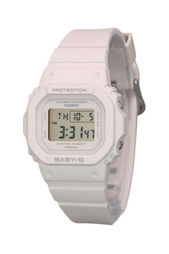 Baby-G Digital Beige Pink Resin Strap Quartz BGD-565U-4 100M Women's Watch