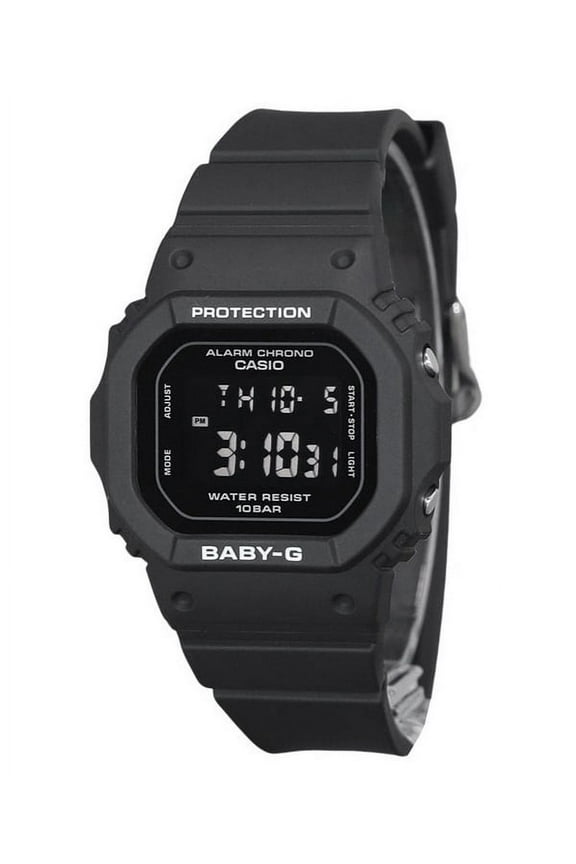 Baby-G Digital Black Resin Strap Quartz BGD-565U-1 100M Women's Watch