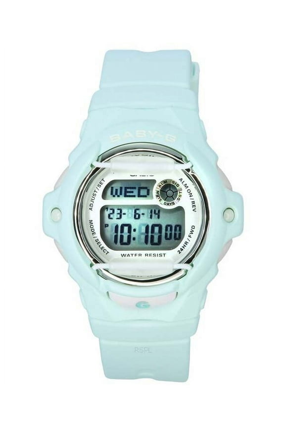 Baby-G Digital Pastel Green Resin Strap Quartz BG-169U-3 200M Women's Watch
