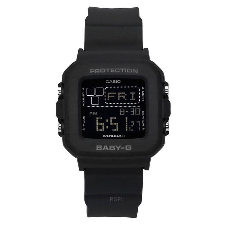 Casio Baby-G Digital Resin Strap Black Dial Quartz BGD-10-1  display picture 1