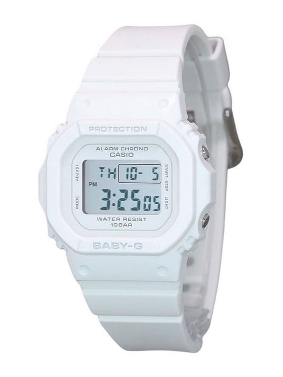 Baby-G Digital White Resin Strap Quartz BGD-565U-7 100M Women's Watch