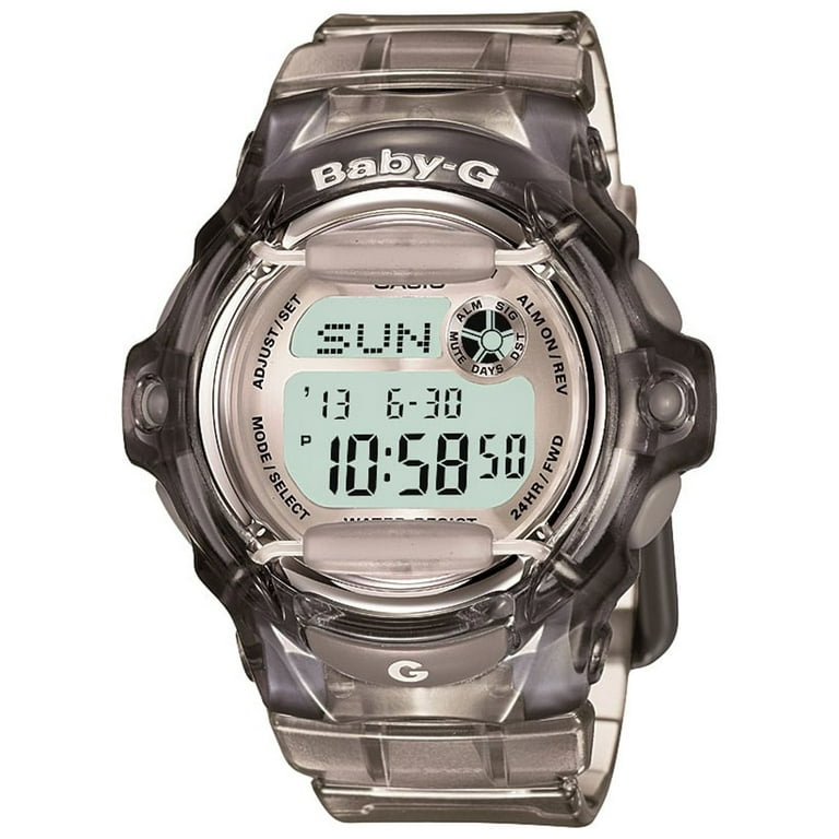 Casio Baby-G Grey Transparent Digital Watch BG169R-8M