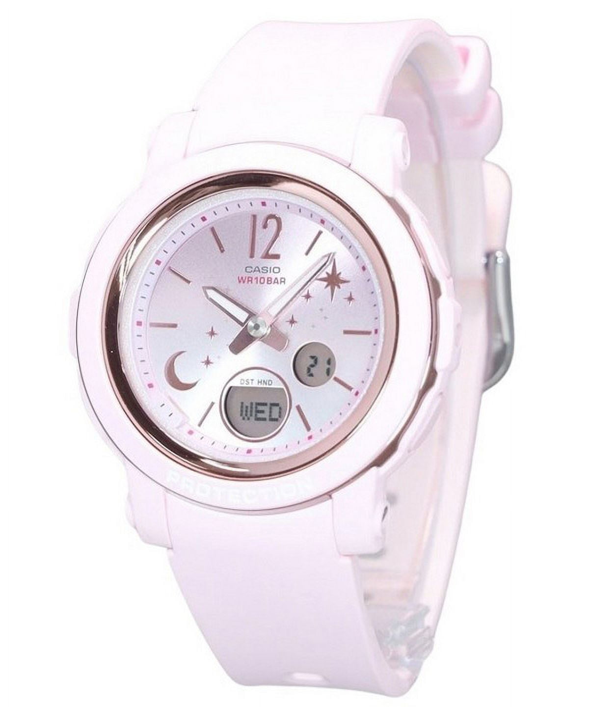 Casio Baby G Moon And Star Series Analog Digital Resin Strap Pink Dial Quartz BGA 290DS 4A 100M Women s Watch Walmart