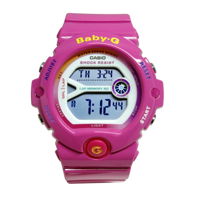 Casio Baby-G Runner's Series Shock Resistant Hot Pink Watch BG6903