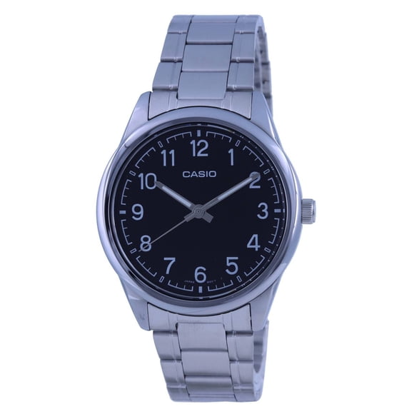 Casio Men’s Black Dial Analog Watch with Stainless Steel Bracelet -