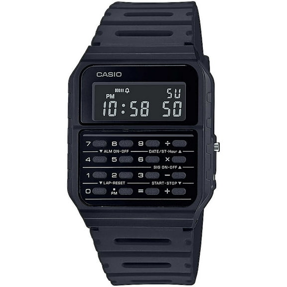Casio CA53WF-1B Data Bank Calculator Black Digital Men's Watch