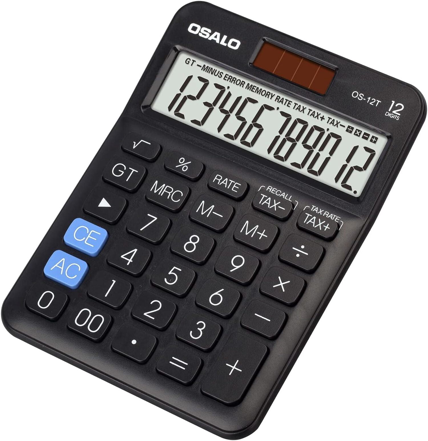 OSALO Calculator Large LCD Display 110g solar-powered - Tokyo Sakura Mall